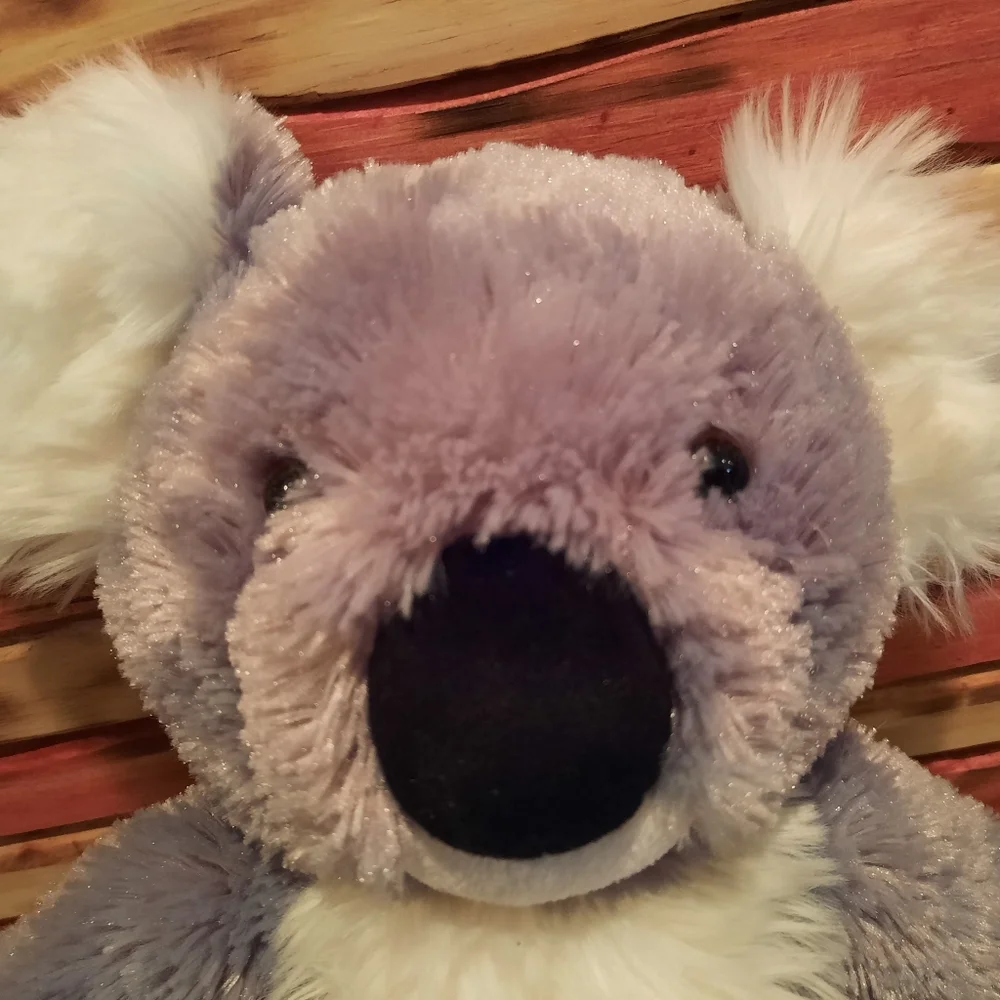 Build a Bear brown plush Koala pink sneakers